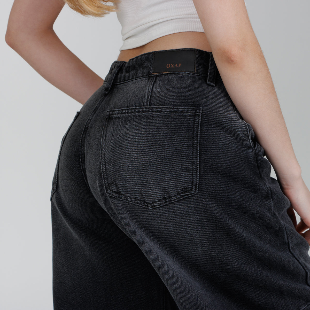 Jean Oxap Baggy Ox-2854 Gris