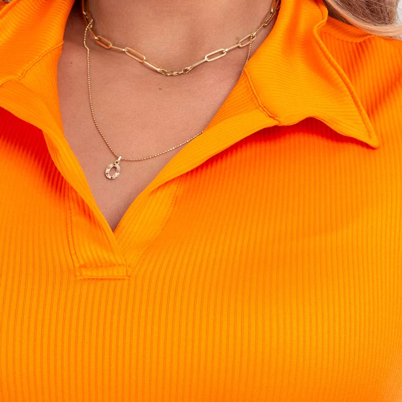 POLO NARANJA 2
