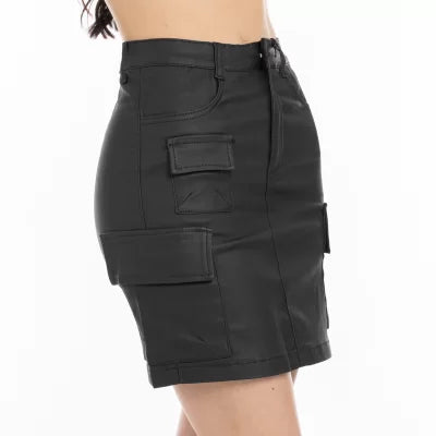 Falda Efecto Cuero Cartier 2 . 1