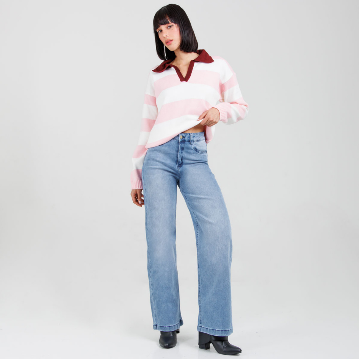 Jeans Straight Oxap OX-3115 Licrado