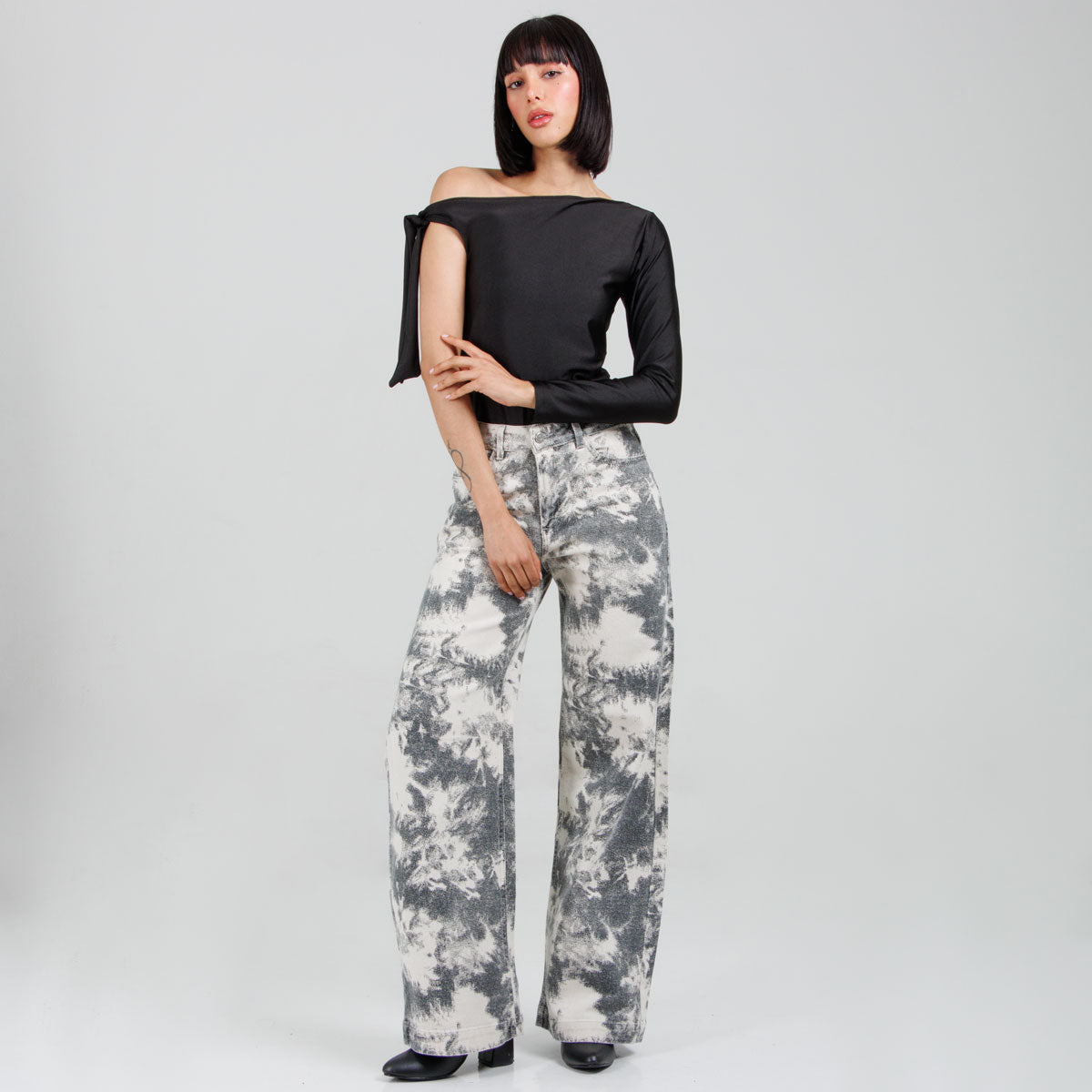 Jean Wide Leg Ax-3142 Semirigido