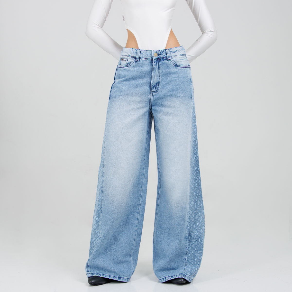 Jean Wide Leg Ox-3101 Rigido
