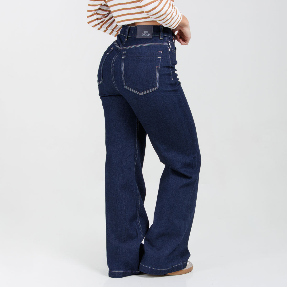 Jean Wide Leg Azul oscuro Ox-3133 Licrado