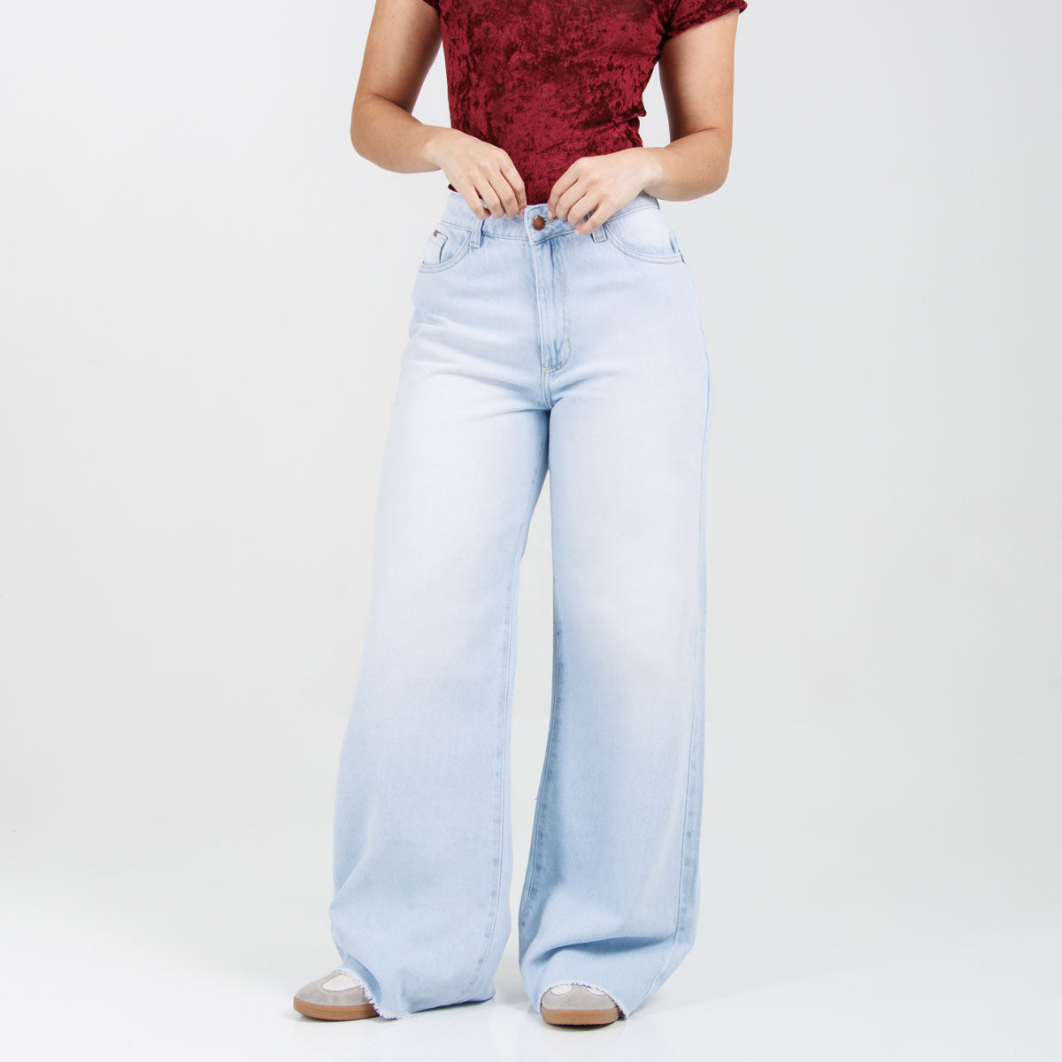 Jean Wide leg Ox-3082 Rigido