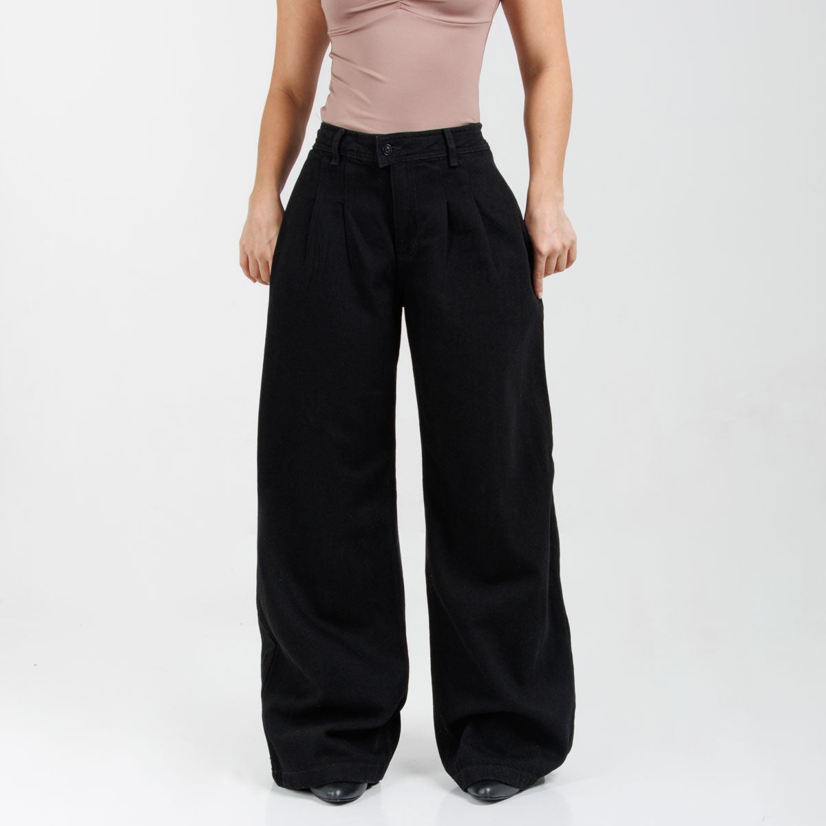 Jean Wide Leg Ax-3113 Negro