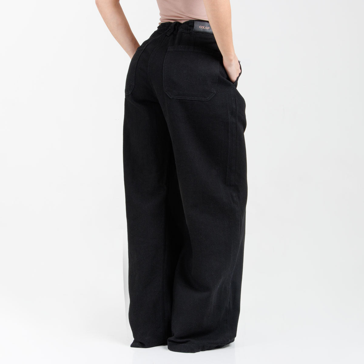 Jean Wide Leg Ax-3113 Negro