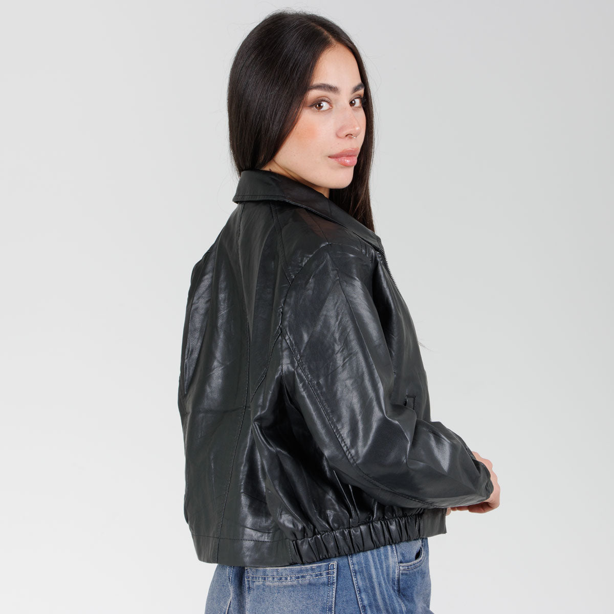 Cazadora Efecto Píel CH208