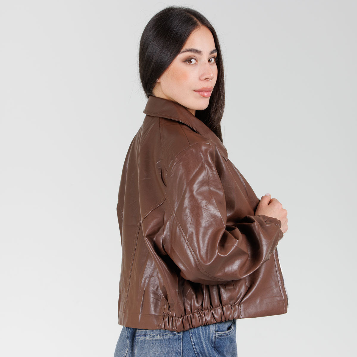 Cazadora Efecto Píel CH208