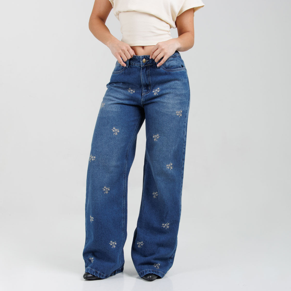 Jean Wide Leg Ox-3121 Rigido