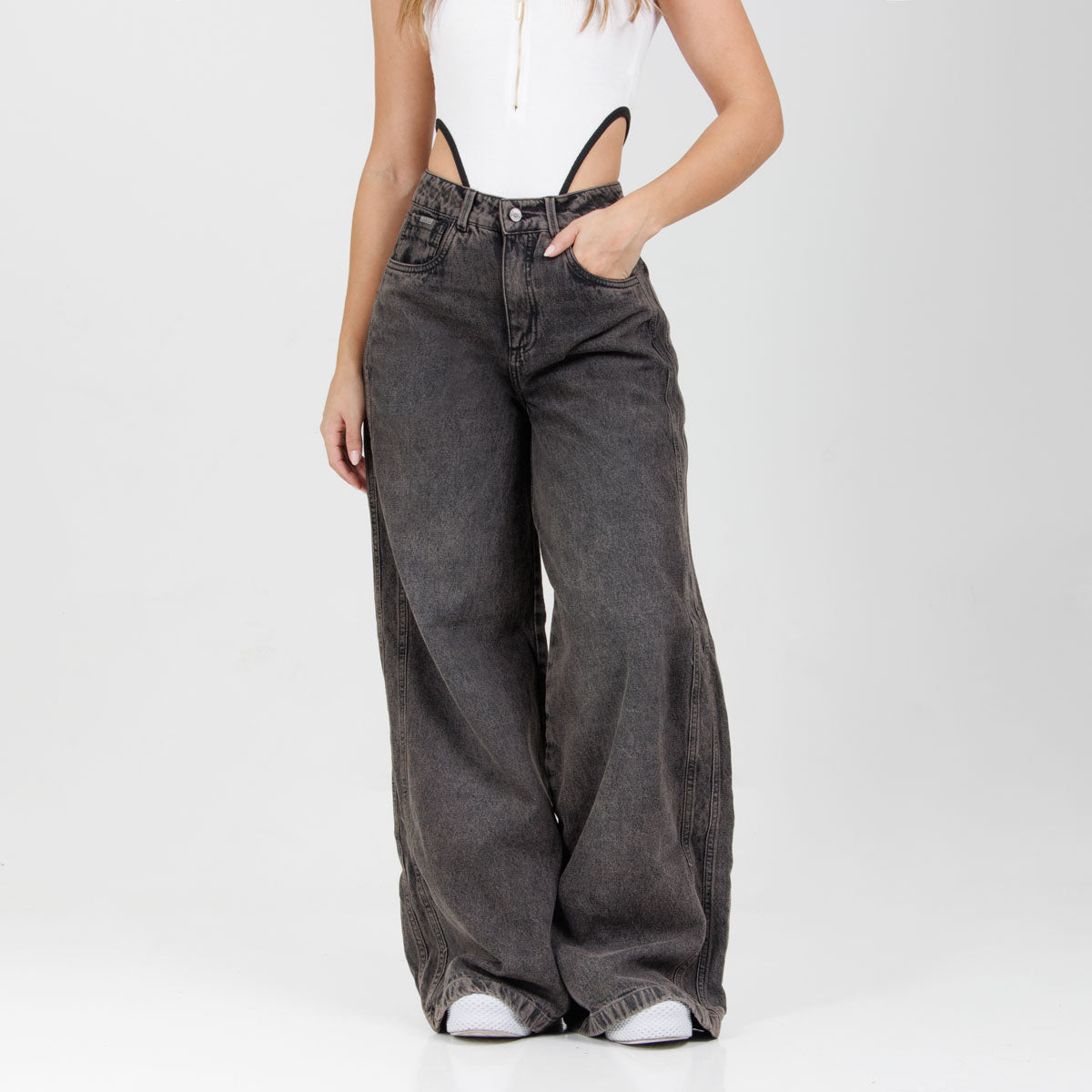 Jean Oxap Wide Leg Ox-2931 Rigido