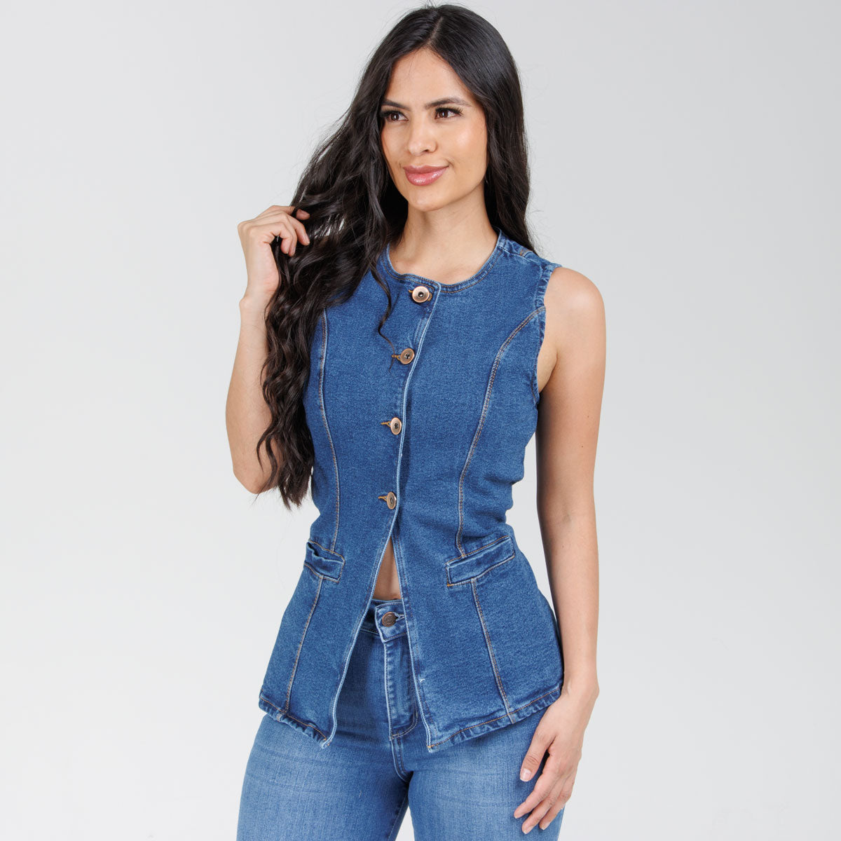 Chaleco denim Oxap B1837