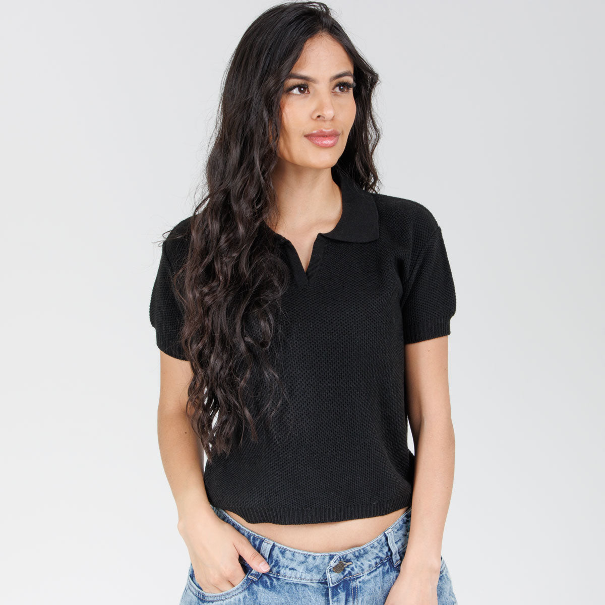 CAMISA POLO DAMA HILO BDZ05