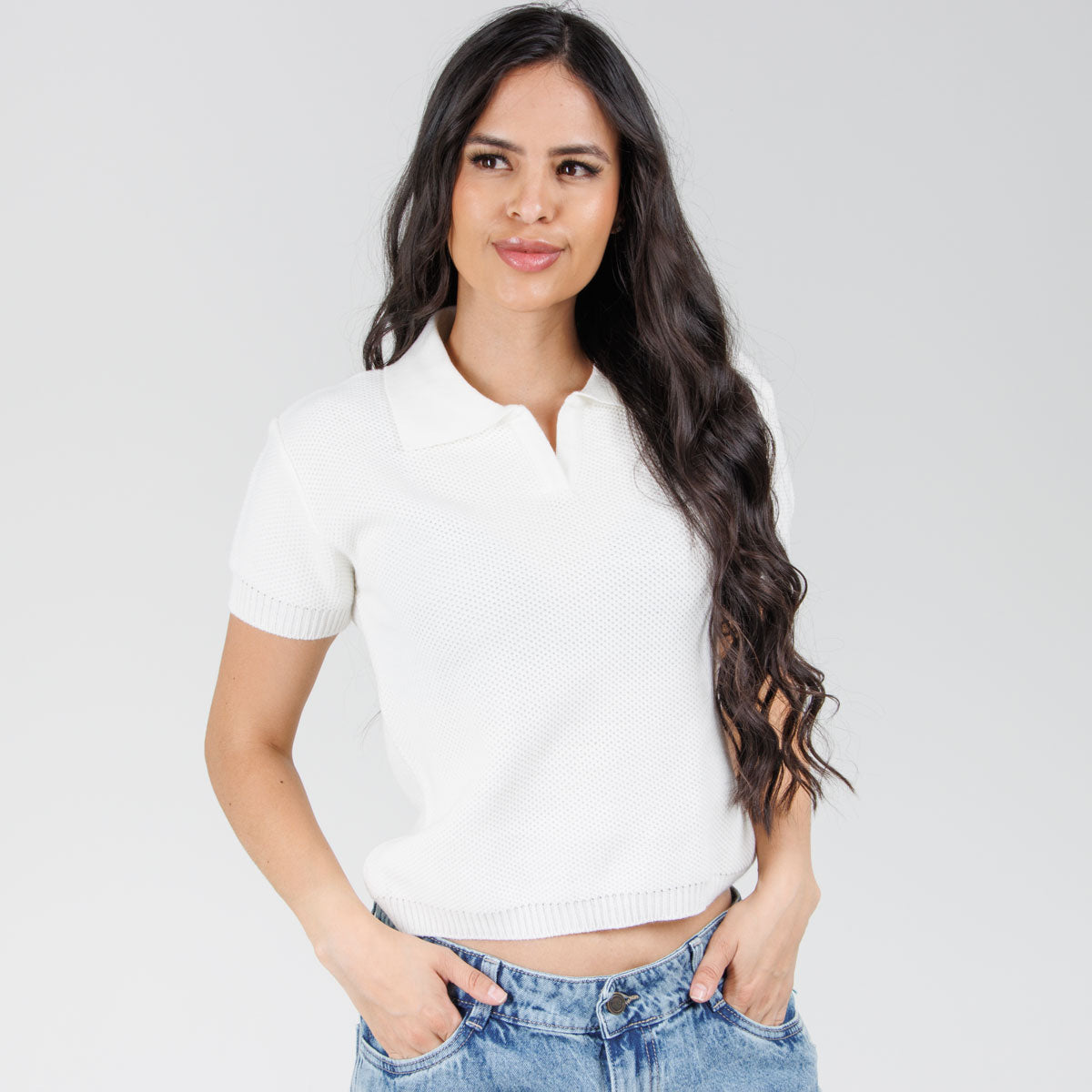 CAMISA POLO DAMA HILO BDZ05