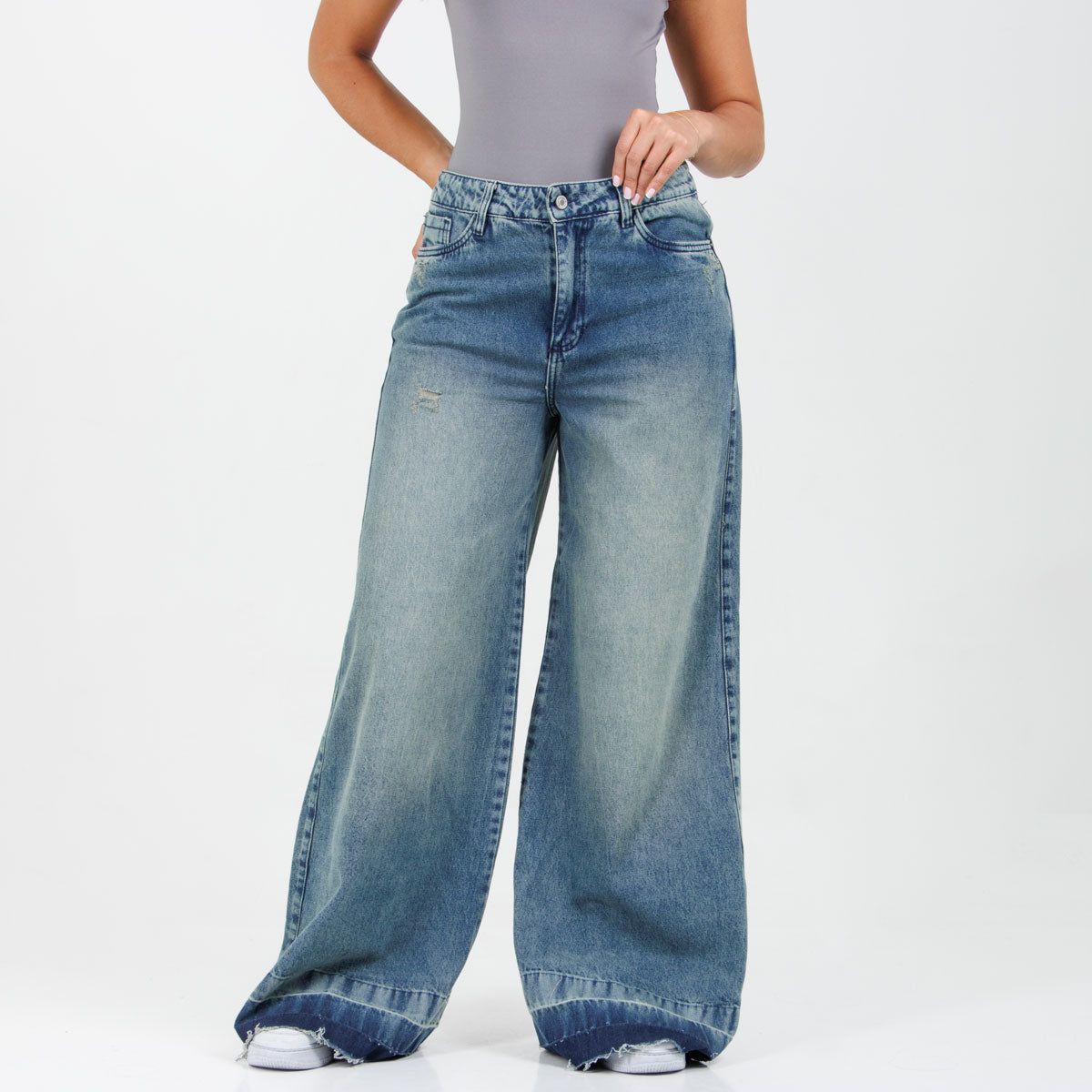 Jean Wide Leg Oxap Ox-2926