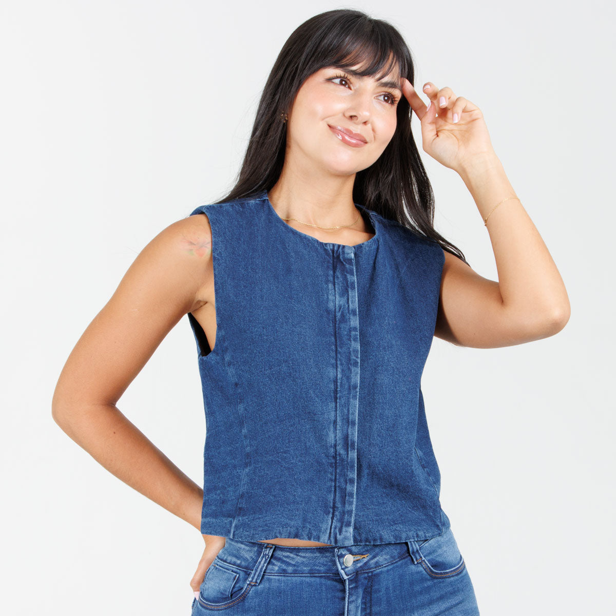 Chaleco denim Oxap B1843