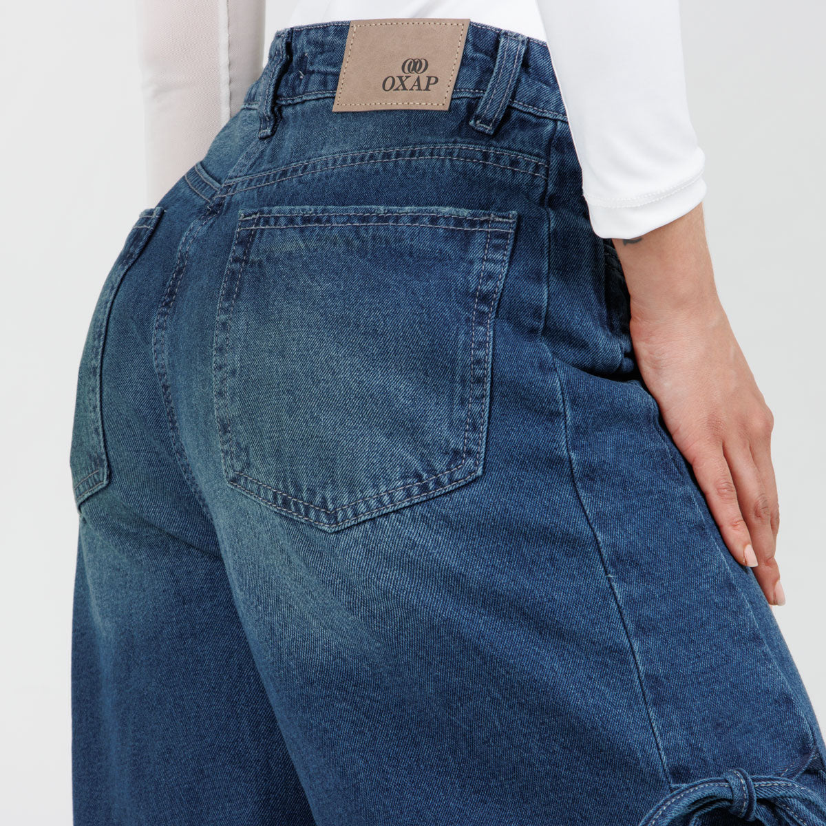 Jean Oxap Wide Leg Ox-2970 Rigido