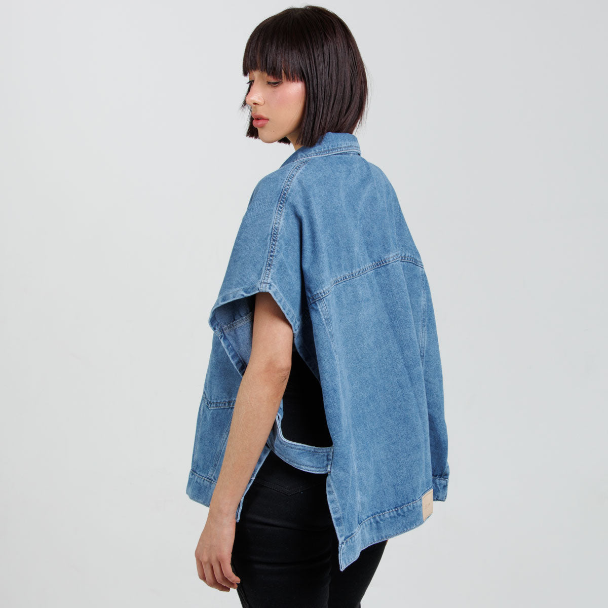 Poncho denim Oxap B1768