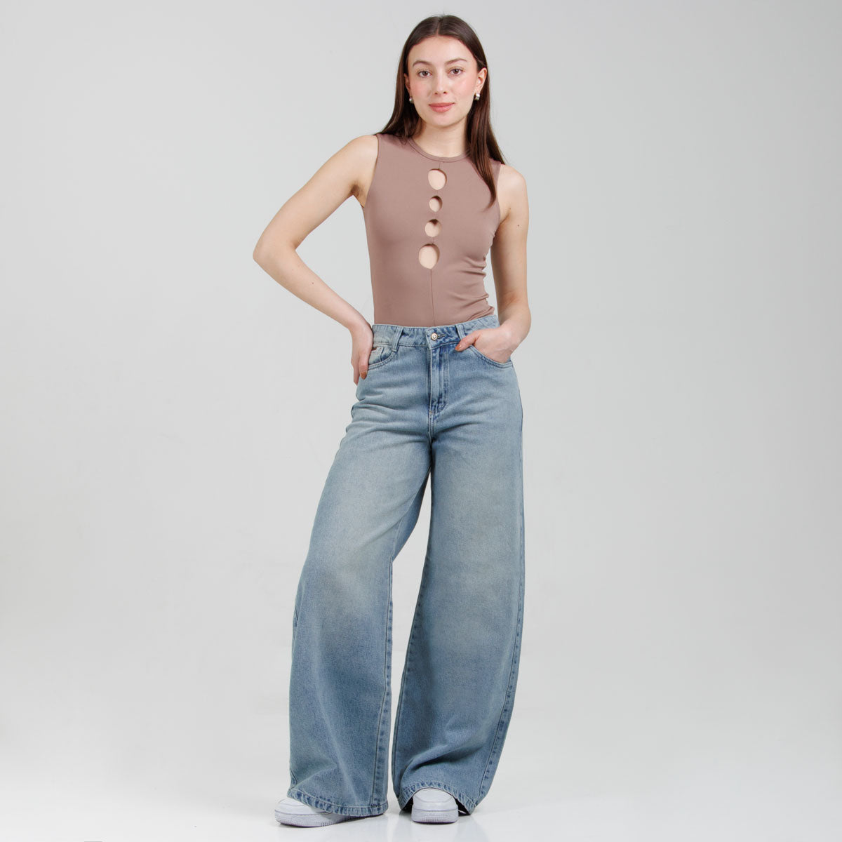 Jean Oxap Wide Leg Ox-2981 Rigido