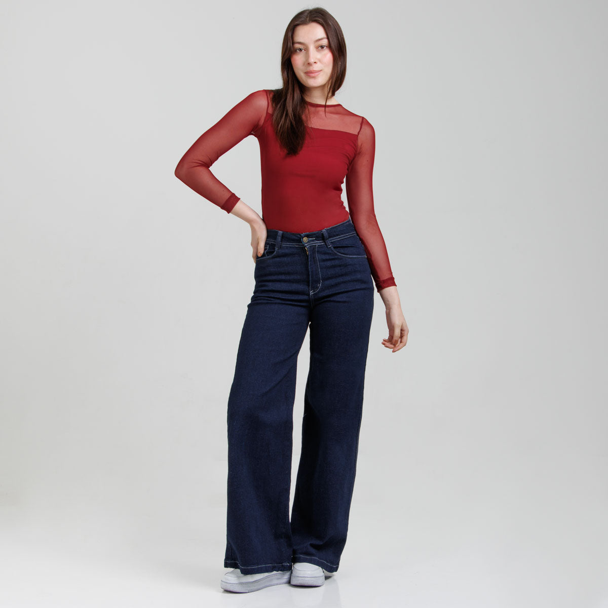 Jean Oxap Wide Leg Ox-2993 LIcrado