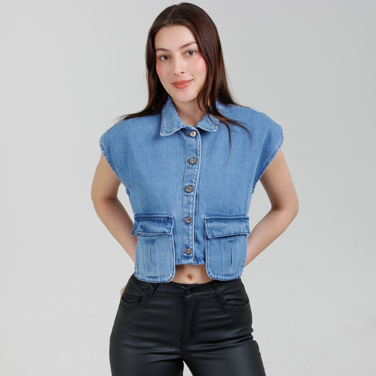 Chaleco denim Oxap B1865