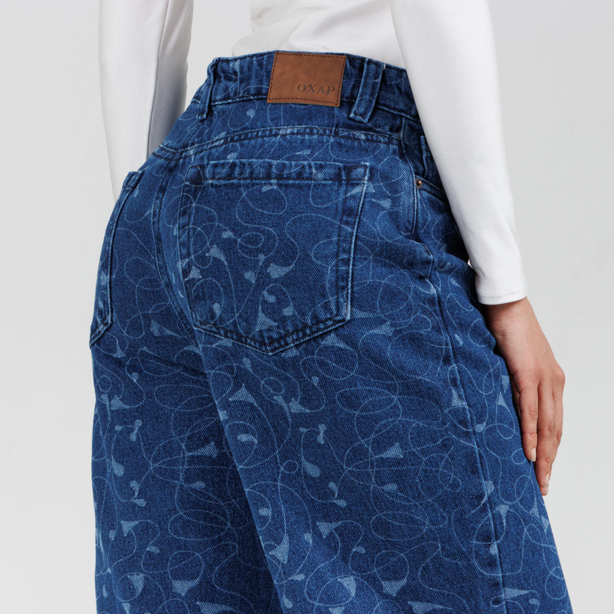 Jean Wide Leg  Ox-3081 Rigido