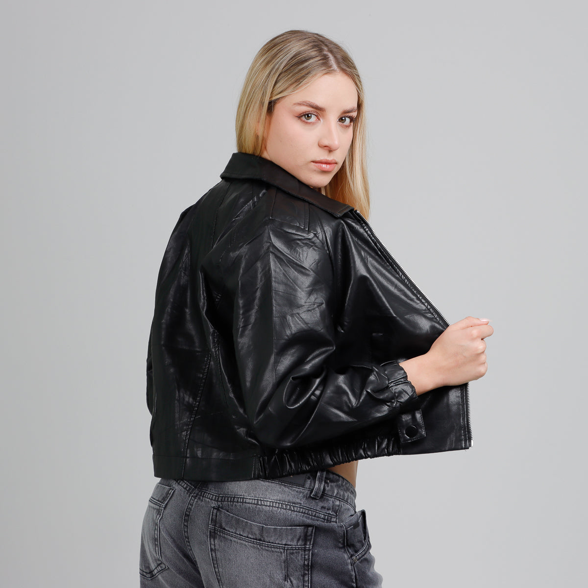 Cazadora Efecto Píel CH208