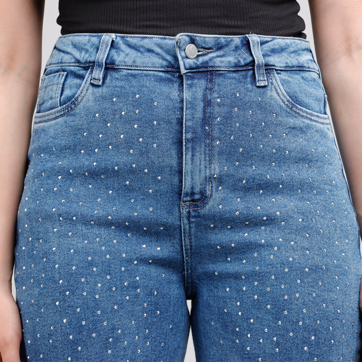 Jean Oxap Mom-Fit Ox-2898 Brillos