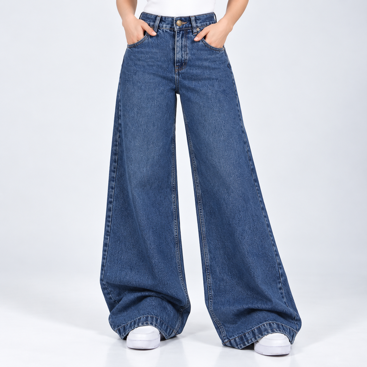 Jean Wide Leg Ax-3196 Rigido