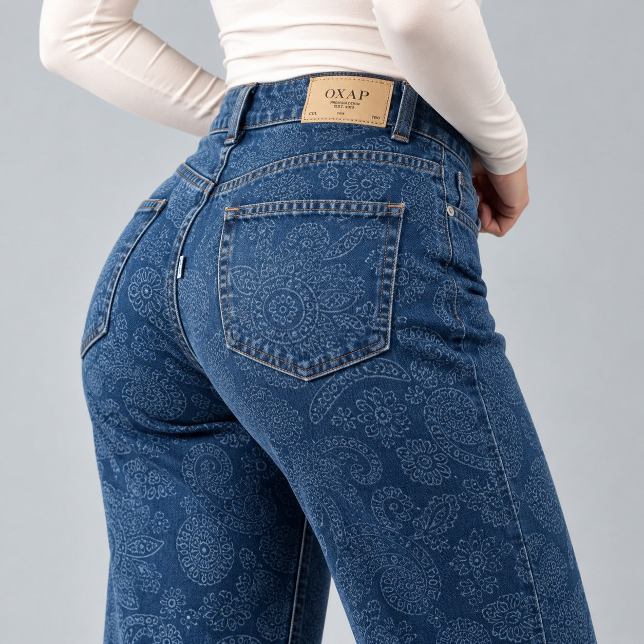 Jean Wide Leg Rigido Ox-3135 Premium