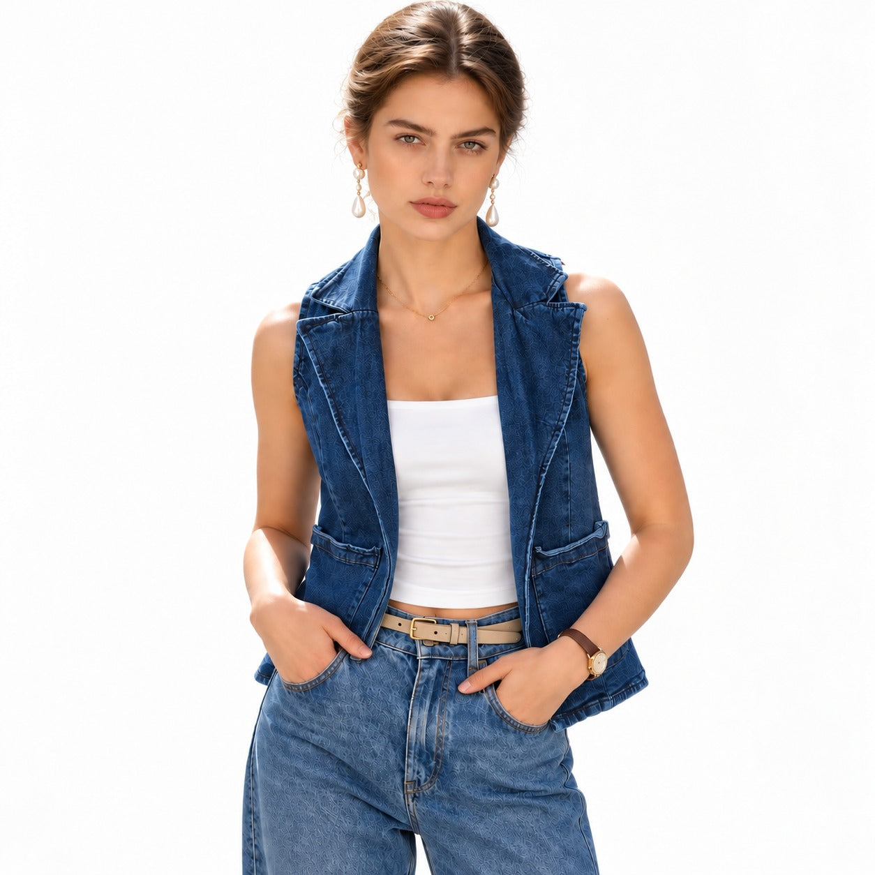 Chaleco Denim B1864