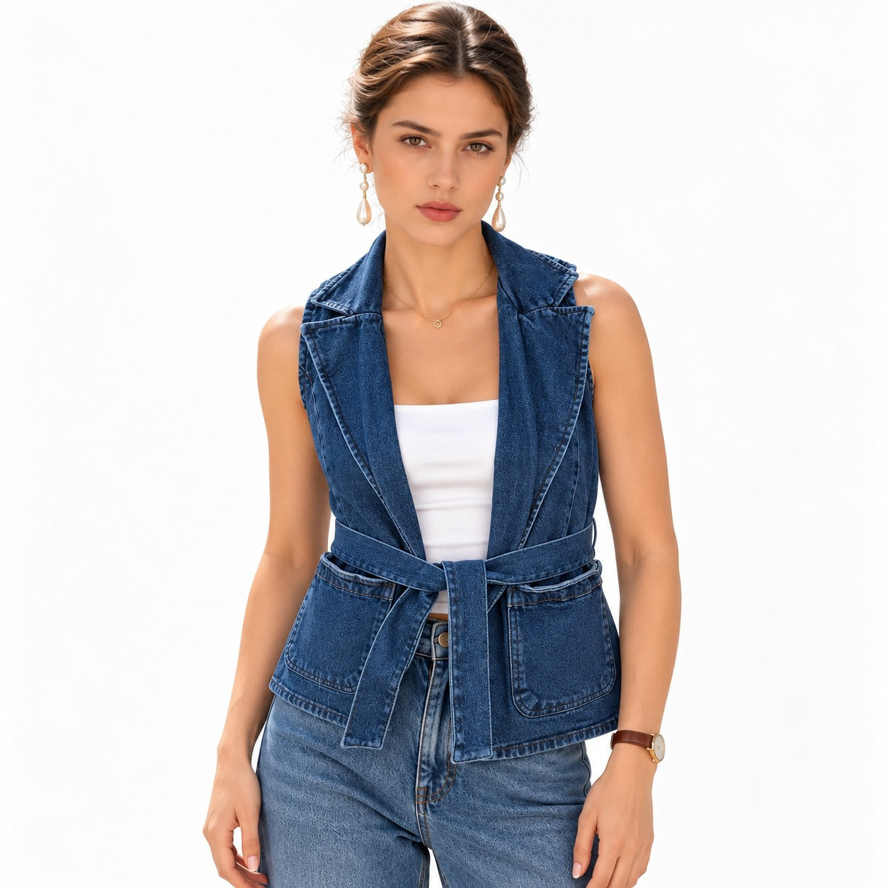 Chaleco Denim B1864