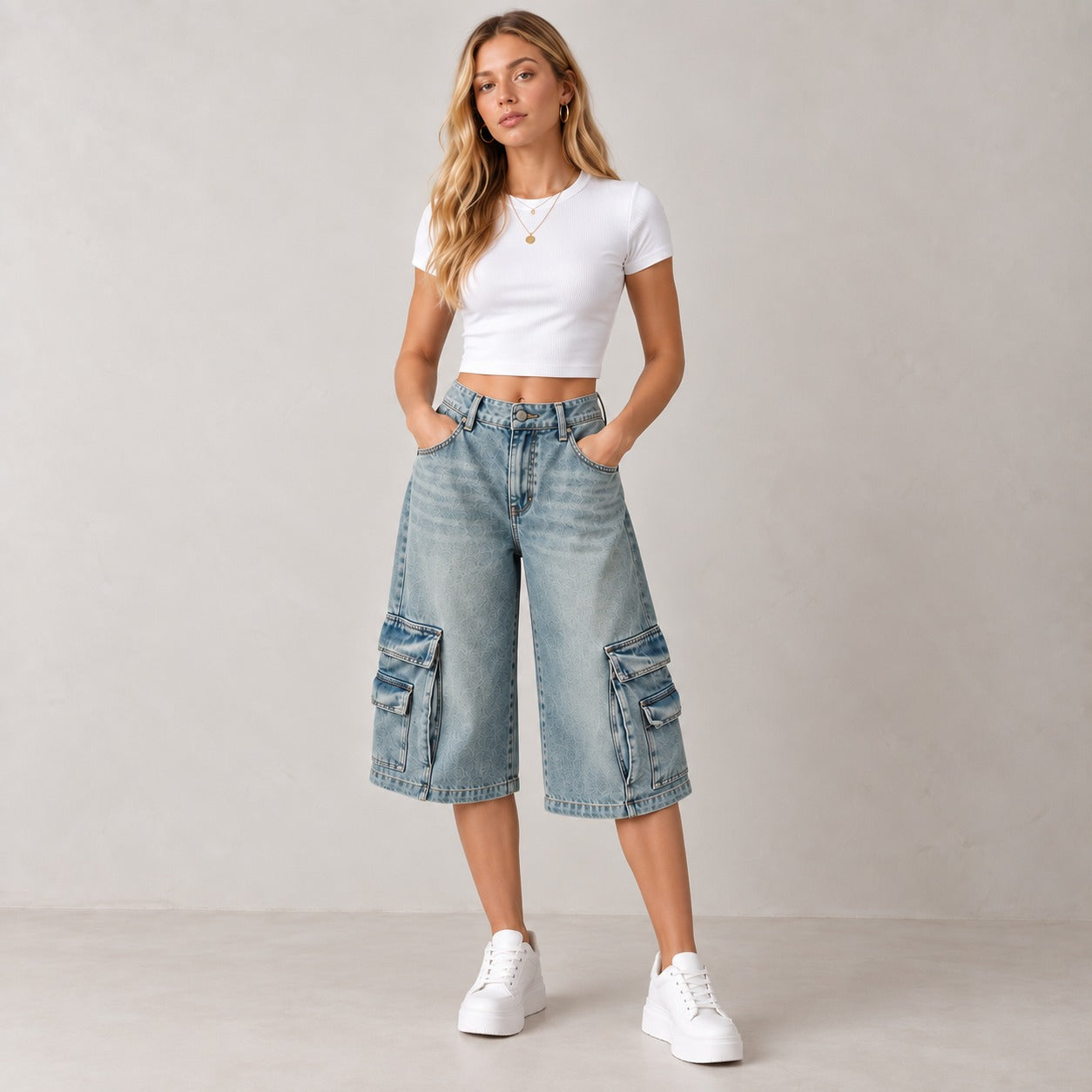 Bemuda denim C-2732