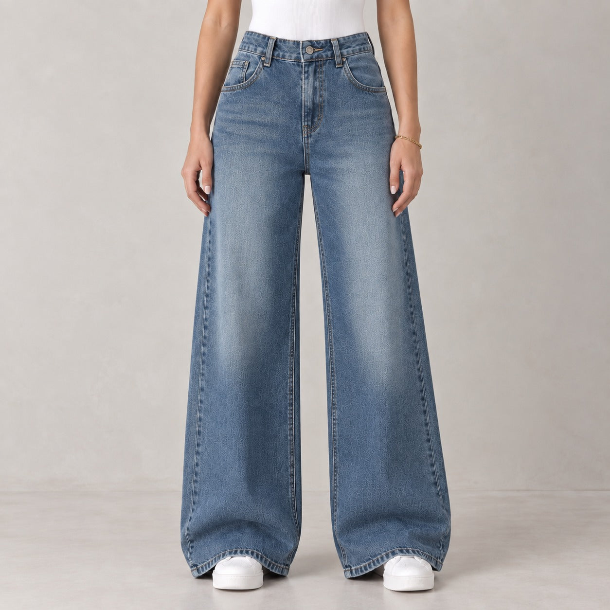 Jean Wide Leg Ox-3187 Rigido