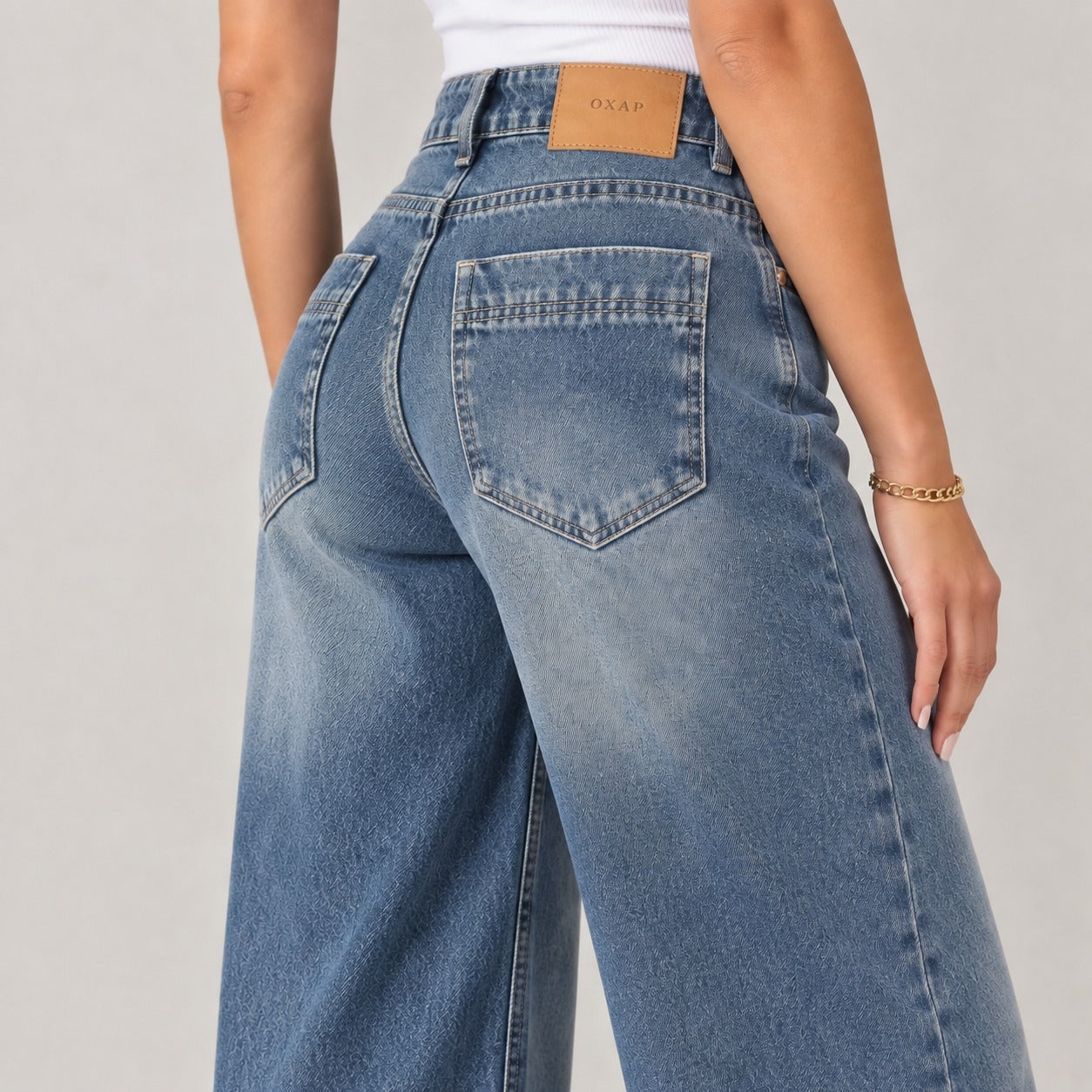 Jean Wide Leg Ox-3187 Rigido