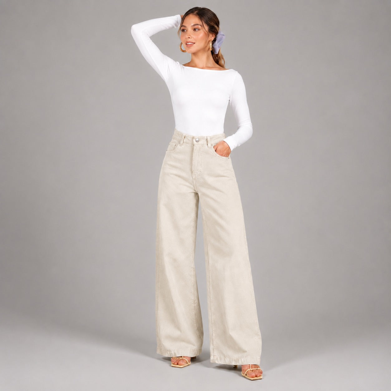 Pantalón Pana Wide leg Ox-3164