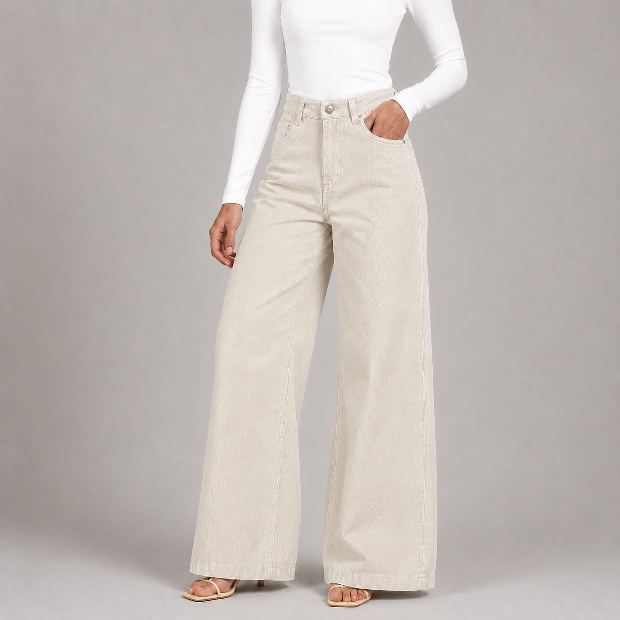 Pantalón Pana Wide leg Ox-3164