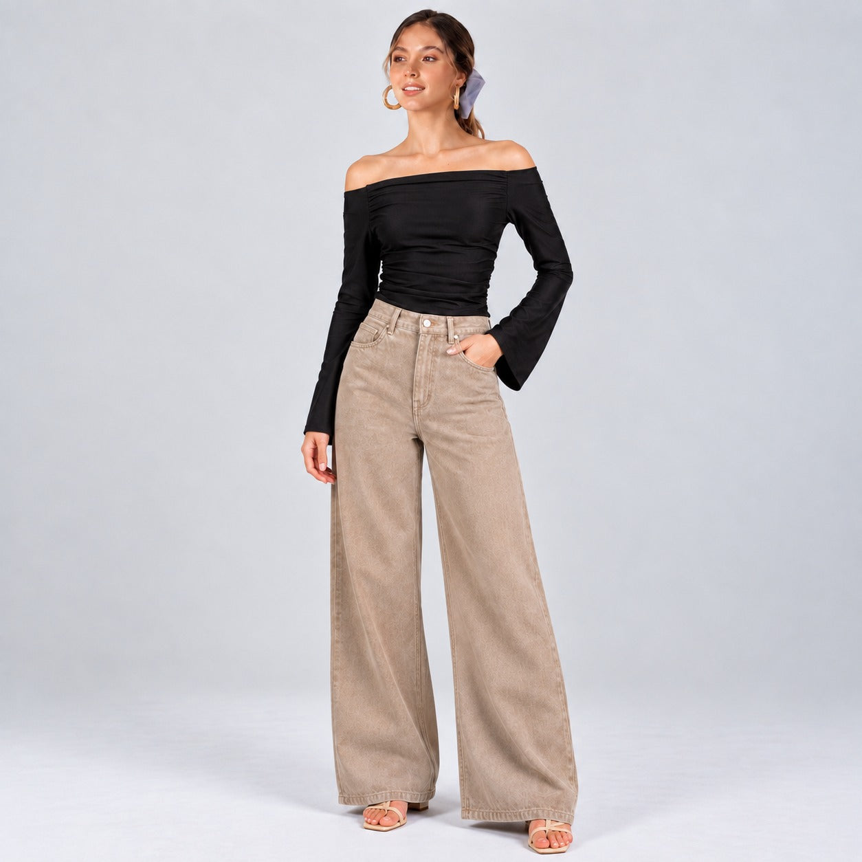 Pantalón Pana Wide leg Ox-3164