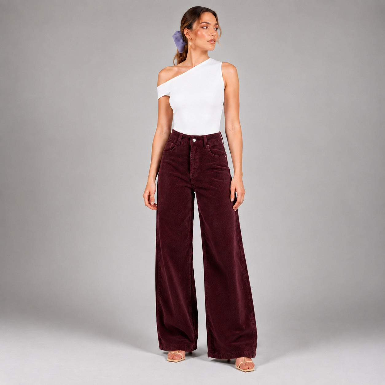 Pantalón Pana Wide leg Ox-3164