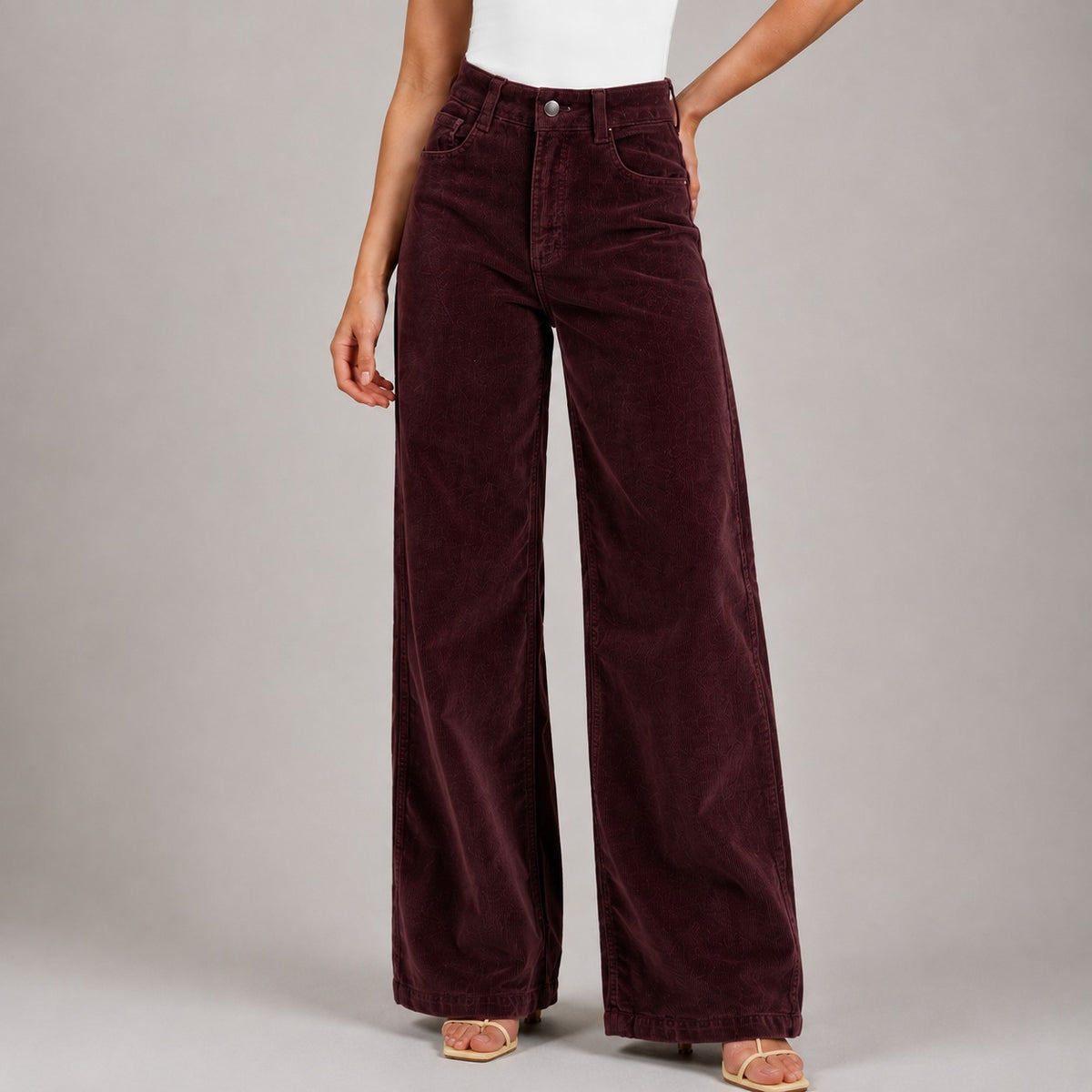 Pantalón Pana Wide leg Ox-3164