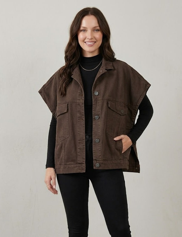 Poncho denim Oxap B1768
