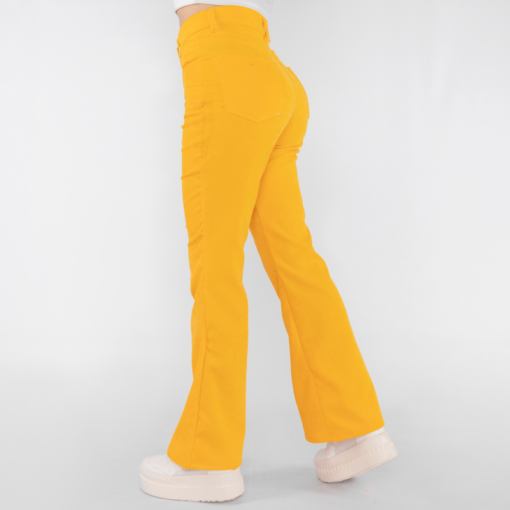 Pantalon flare oxap en  pana amarillo - Imagen 2