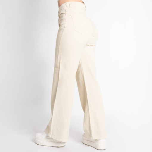 Jean Oxap wide leg ox-1783 crema - Imagen 2