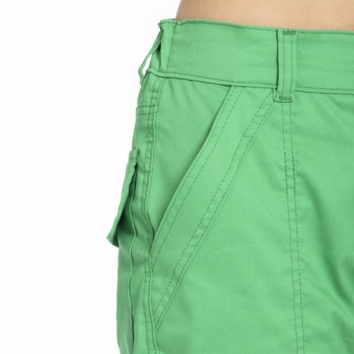 Pantalon cargo en drill Caliope Verde Electrico - Imagen 5