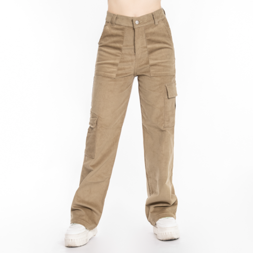 Pantalon Cargo Pana Dama OX-2143 Taupe