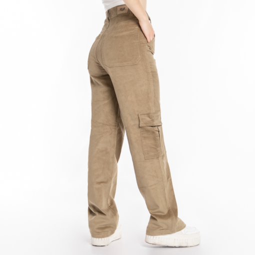 Pantalon Cargo Pana Dama OX-2143 Taupe - Imagen 2