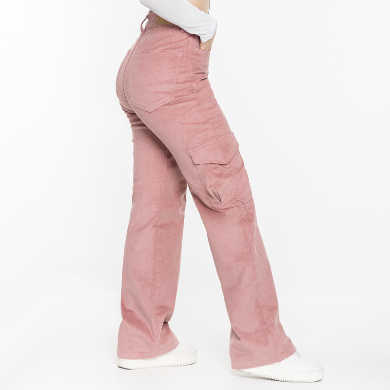 Pantalón en pana Dama ox-2255 Palo de rosa – OXAP