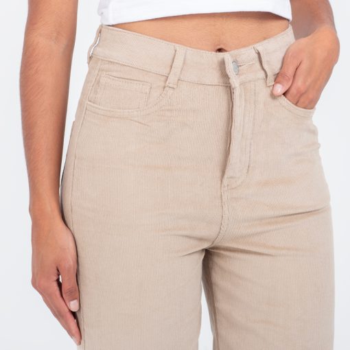 Pantalón En Pana Cargo Beige OX-2301 - Imagen 4