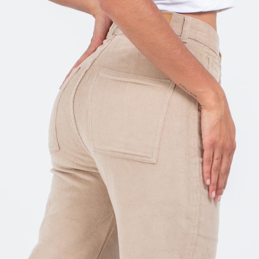 Pantalón En Pana Cargo Beige OX-2301 - Imagen 3