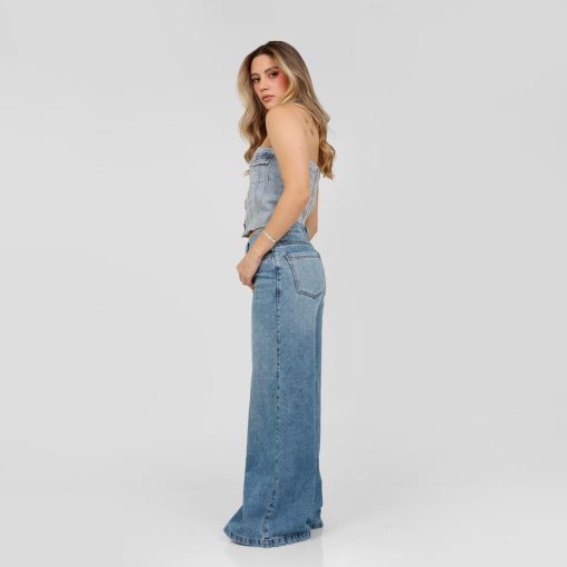 Jean Dama Wide Leg Oxap  Ox-2653 - Imagen 3