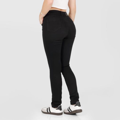 Jeans de dama Skinny OX-2659 Negro - Imagen 3